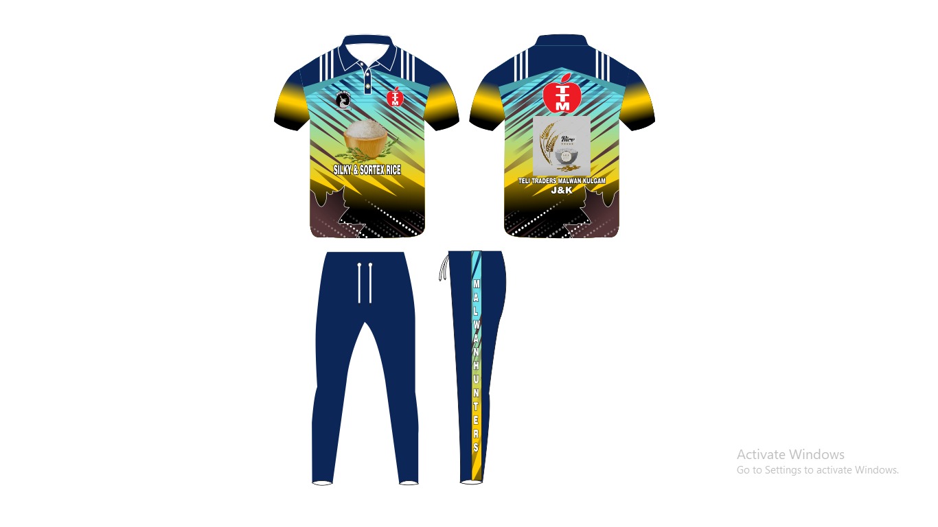 Cricket Jersey - Age Group: 2-50