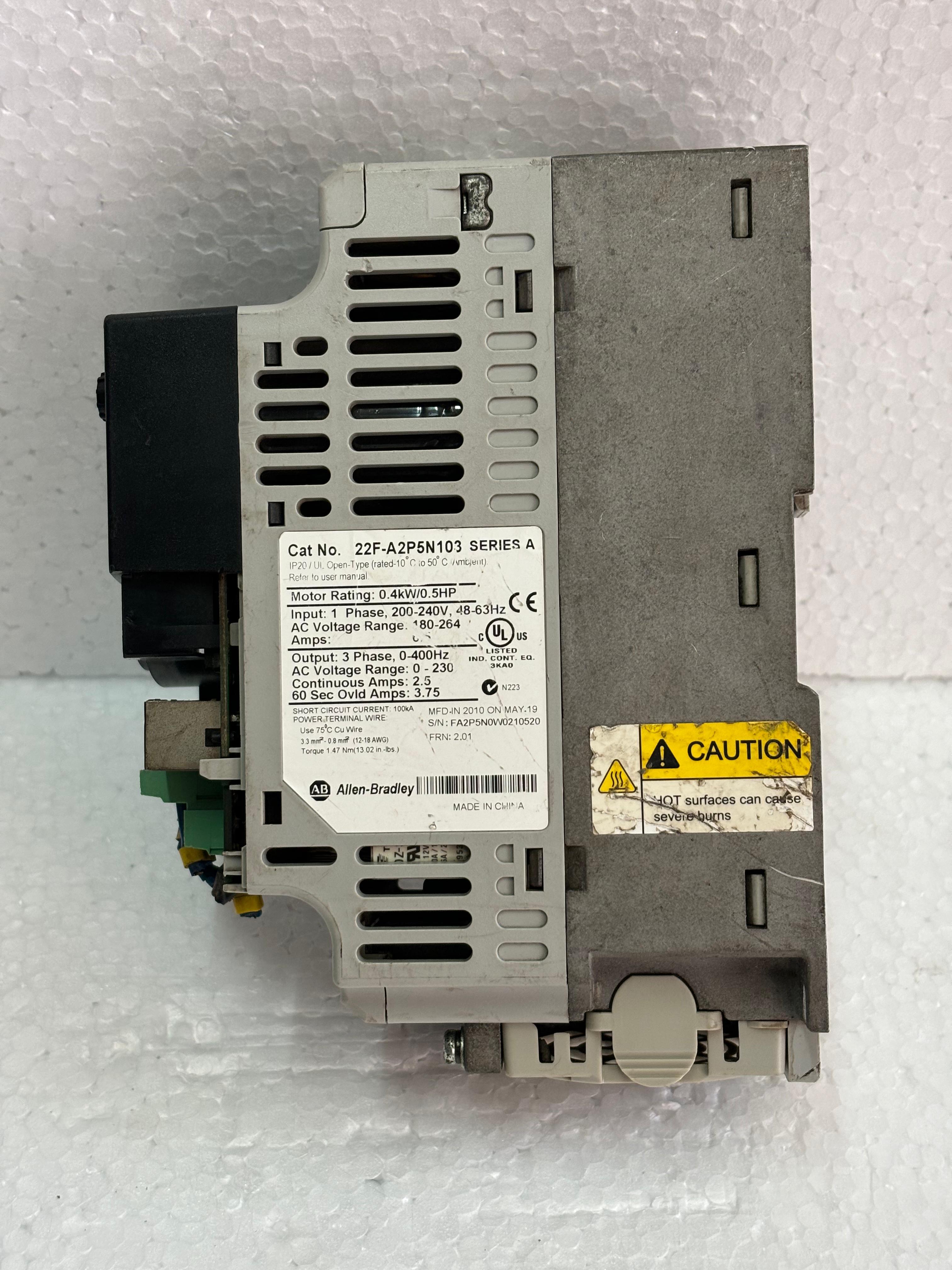 Allen-bradley 22F-A2P5N013 SERIES A