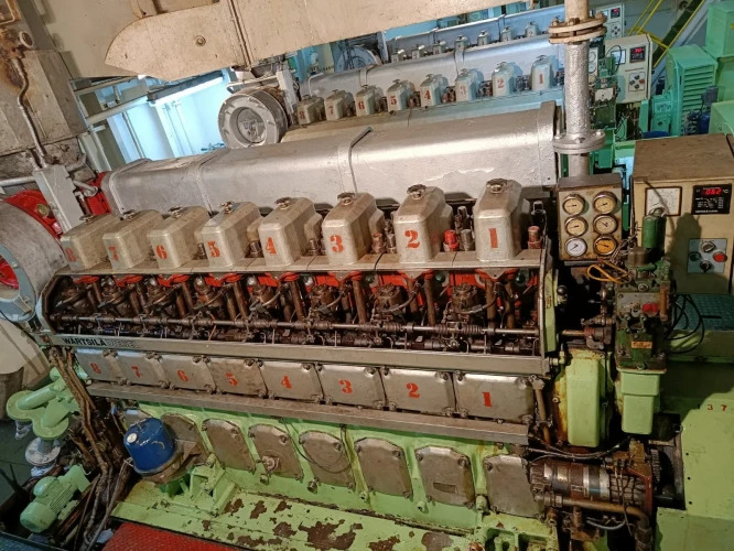 Wartsila 8L20 Crankshaft Repair at Togo