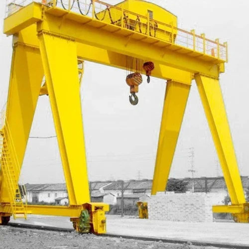 Heavy Duty Double Girder Eot Crane - Color: Yellow