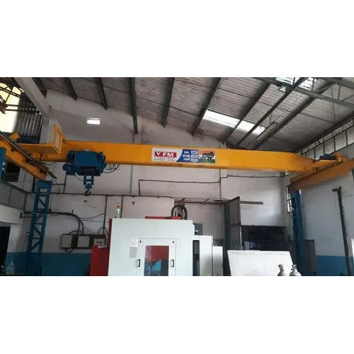 Material Handling Crane - 20-30m Span, Yellow Finish | 5-10 Ton Lifting Capacity, Semi-Automatic Operation, 10-15 m/m Travel Speed