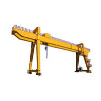 Double Girder Goliath Crane - 8 Ton Capacity, 11m Span, 12ft Height | Electric Powered, Durable, Semi-automatic Operation, 3m/min Lifting Speed, 0-5m/min Trolley Travel