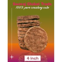 Pure Cow Dung Cake - 4 Inch Prilled, 100% Organic Fertilizer For Eco-friendly Agriculture Applications