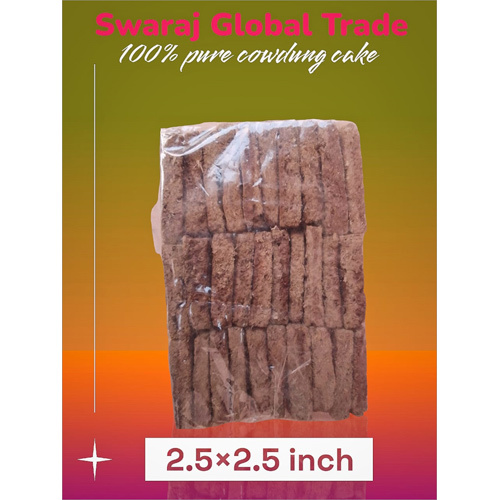 2.5 x 2.5 inch 100 Percent Pure Cow Dung Cake
