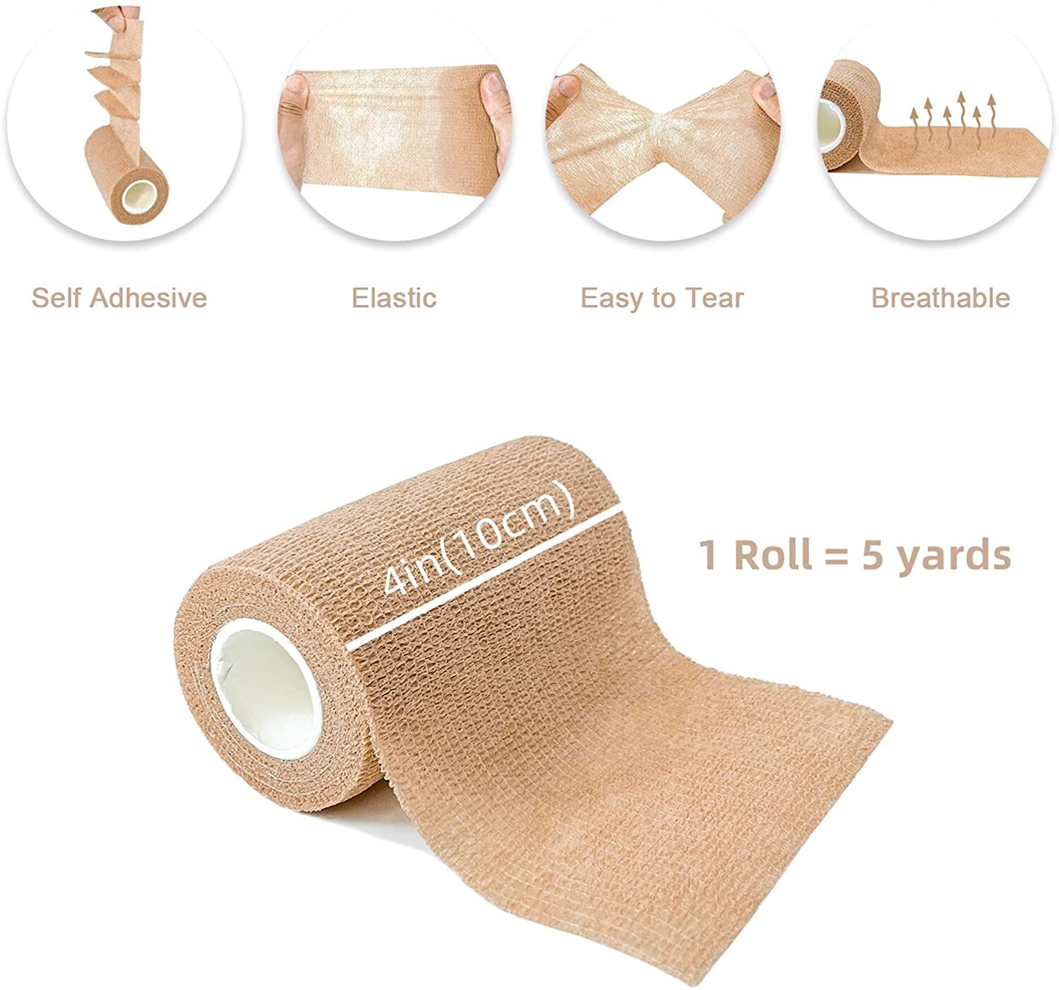 Cohesive Bandage (4 Inch)