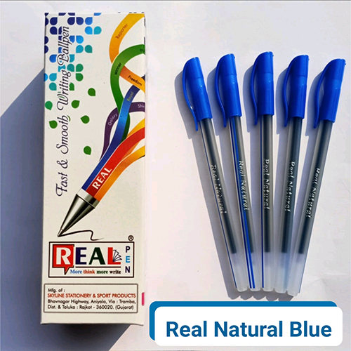 Real Natural  Blue Pen