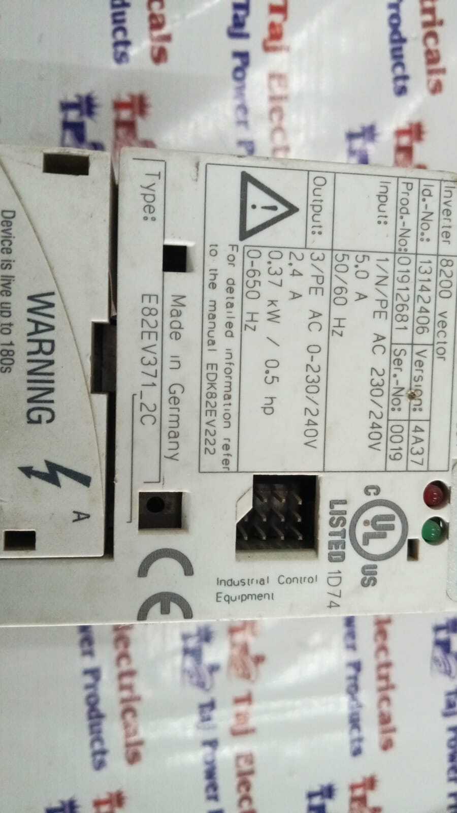 LENZE E82EV371_2C INVERTER DRIVE