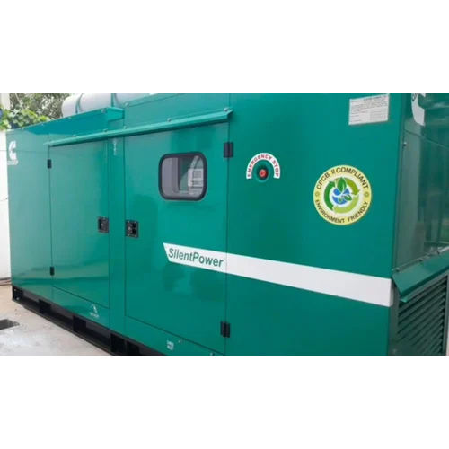 125 Kva Cummins Old And Used Dg Set - Color: Green