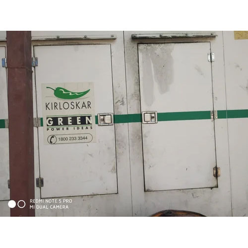 Used Kirloskar Dv8 400 Kva Old And Used Diesel Generator - Color: White