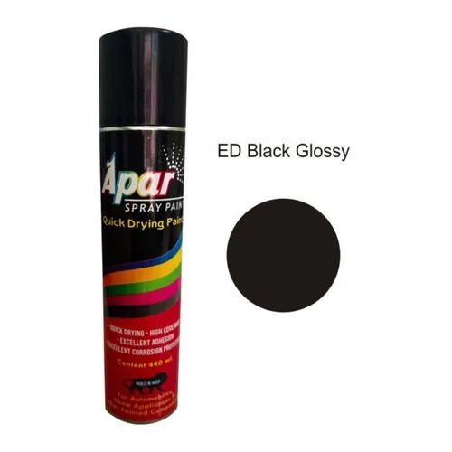 Glossy Ed Black Spray Paints - Color: Any Color