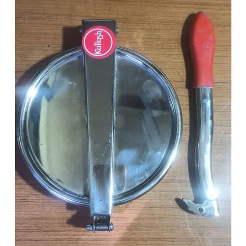 6.5 Inch Kailash Stainless Steel Puri Press