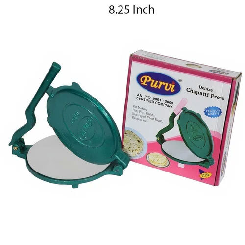8.25 Inch Purvi Deluxe Cast Iron Puri Press