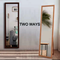 Floor Standing Mirror For Living Room Pvc & Metal Framed Large Floor Mirror Full Length Mirror Manufacturer - Color: Any Color If We Have In Stock