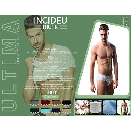 Ultima Mens Innerwear (Trunk) - Color: Various Color