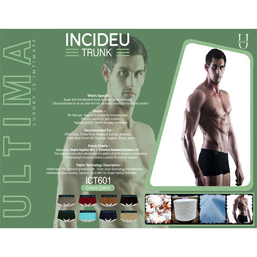 Ultima Mens Trunk Innerwear - Color: Various Color