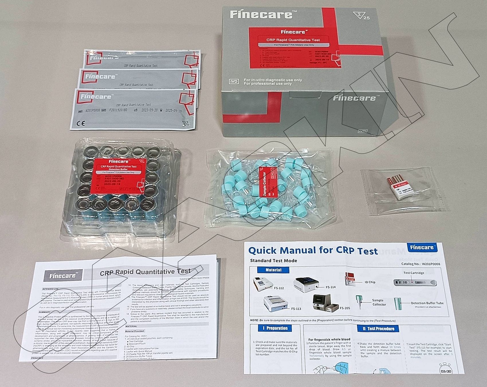 Wondfo Finecare CRP (C-reactive protein) Rapid Quantitative Test