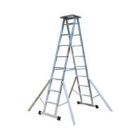 Aluminium Platform Ladder - 12 Meter Size | High-quality, Lightweight With Non-slip Steps And Sturdy Base For Industrial Use