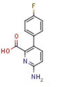 6-amino-3-(4-fluorophenyl)picolinic Acid ....98% - Cas No: 1214379-52-8
