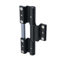 Aluminum Hinged Window - 6 Feet Size, Black And Silver Color-coated Finish, Manual Function For Easy Operation