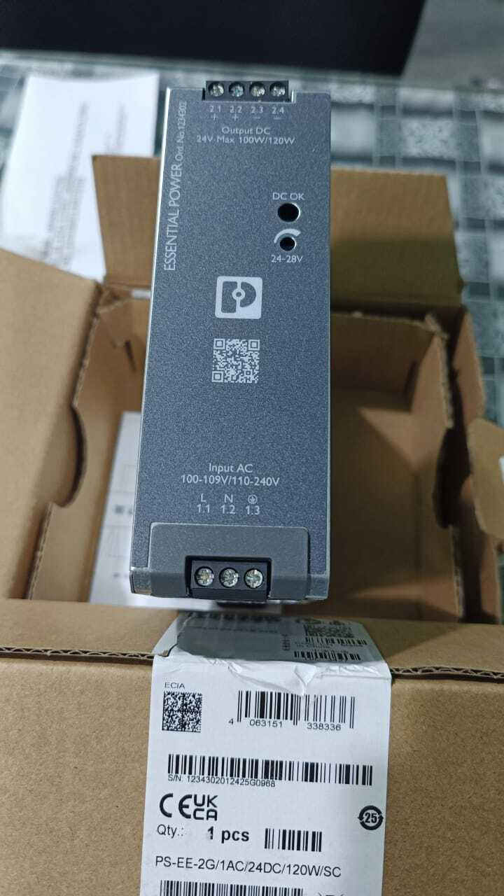 PHOENIX 3PHASE SMPS  ,20A 3PH 24VDC, PS/3AC/24DC/480W/EE