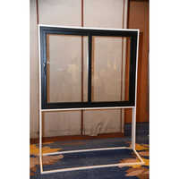 Window Aluminum Profile - 6063 T6, Rectangular , Black Powder-coated Finish, 1.2 Mm Thickness, Durable For Residential And Commercial Use
