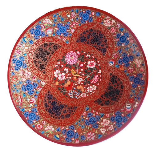 Papier Mache Decorative Wall Plate - Color: Mix Colour