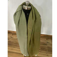 Olive Green Pure Pashmina Shawl - Hand-made, Pashmina Wool, Versatile Daily Wear | Luxurious Softness, Lightweight, Classic Plain Design