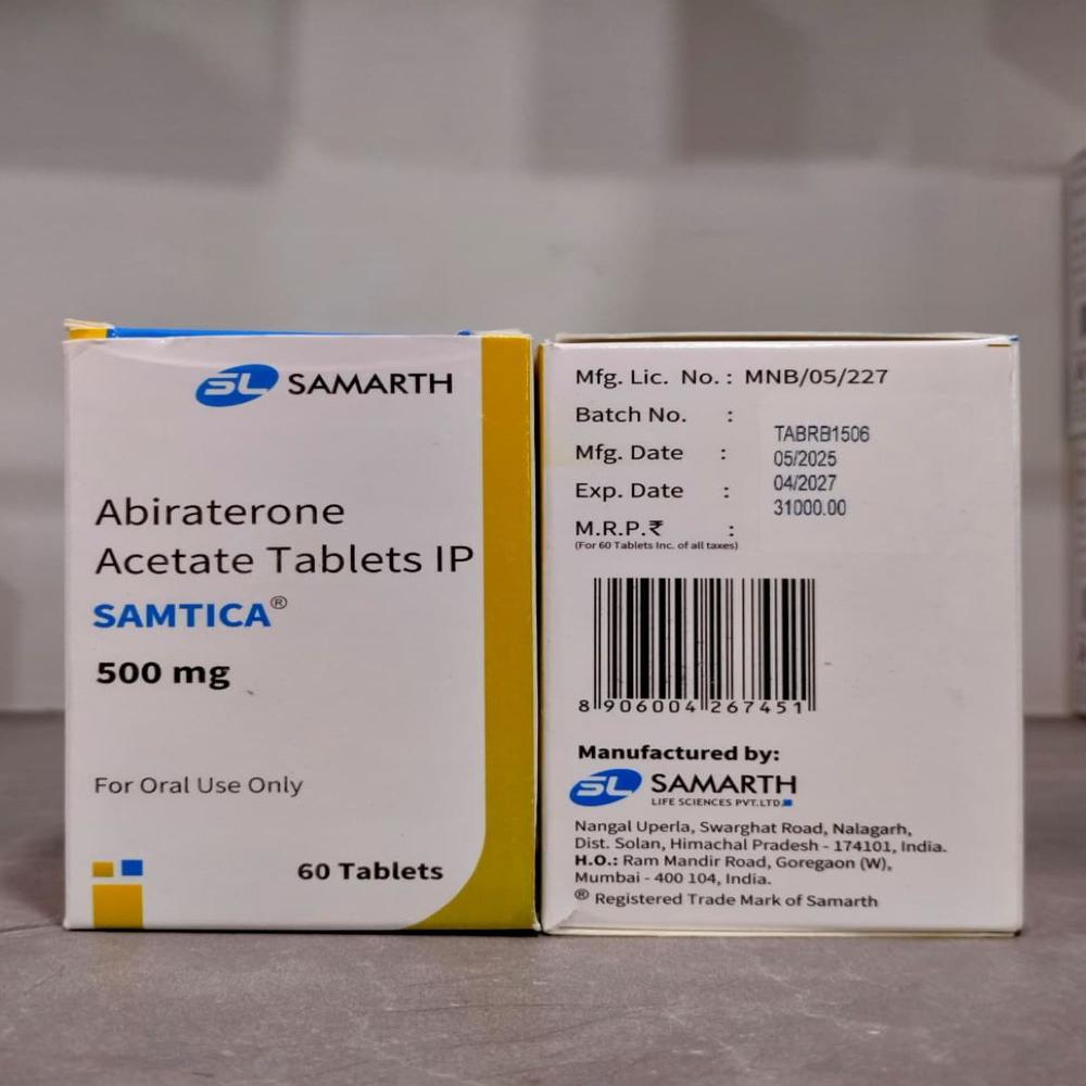 500 Mg Abiraterone Acetate Tablets Usp - Origin: India
