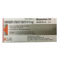 20 Mg Tamoxifen Tablets Ip - Tablet Dosage Form, Shelf Life 24-36 Months, Normal Fermentation Smell, Store At 20â°c To 25â°c | Breast Cancer Treatment