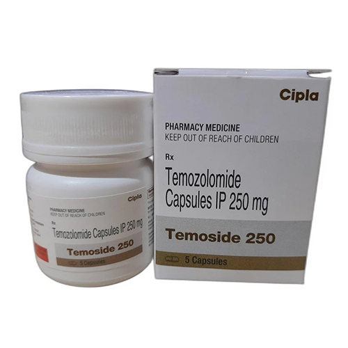 250 MG Pharmaceutical Temozolomide Capsules IP