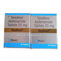 25 Mg Pharmaceutical Tenofovir Alafenamide Tablets - Expiration Date: 1-2 Years