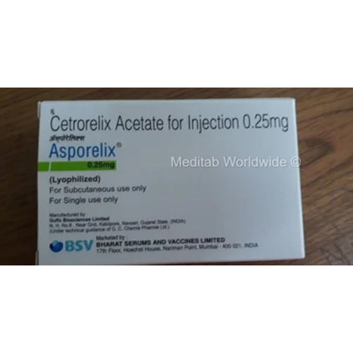 0.25 Mg Cetrorelix Acetate For Injection