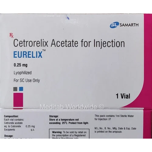 0.25 Mg 1 Vial Cetrorelix Acetate For Injection