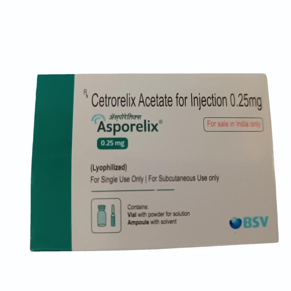 0.25 Mg 1 Vial Cetrorelix Acetate For Injection - Dosage Form: Liquid
