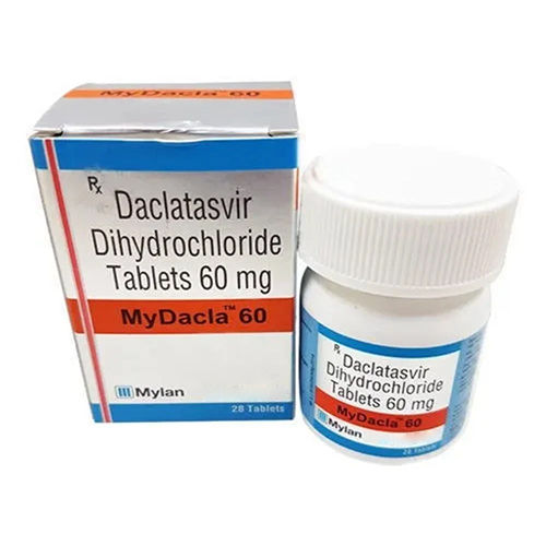 60 Mg Daclatasvir Dihydrochloride Tablets - Medicine Type: Hiv Medicine