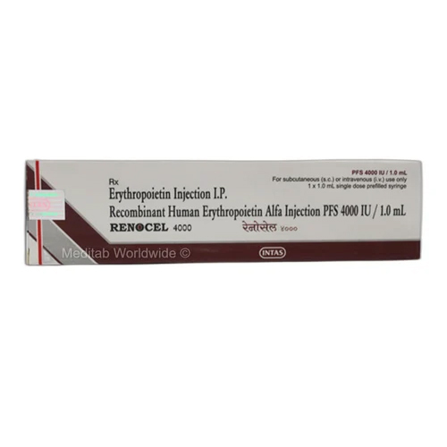 Erythropoietin Injection 4000 IU Alfa Injection IP
