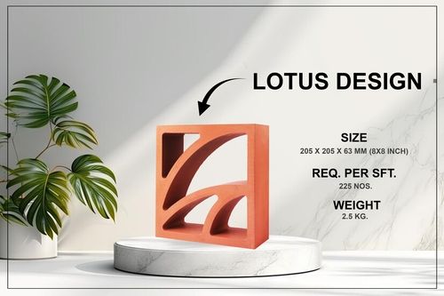 Lotus Design clay jali