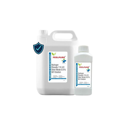 5Ltr Hydrogen Peroxide 11% V-V Silver Nitrate 0.01% W-V Solution - Physical Form: Liquid