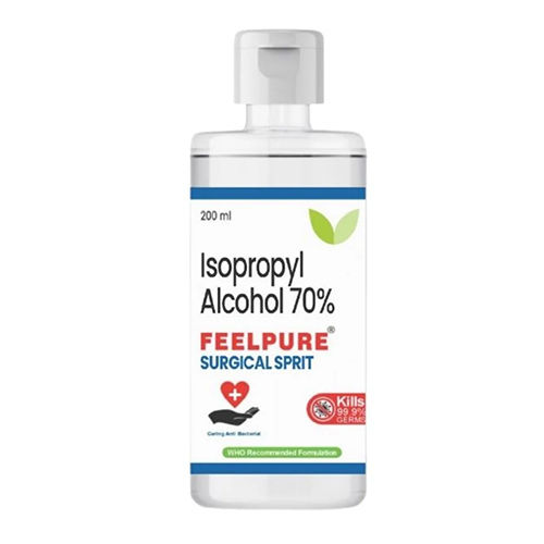 200Ml Isopropyl Alcohol 70% Surgical Sprit - Material: Plastic