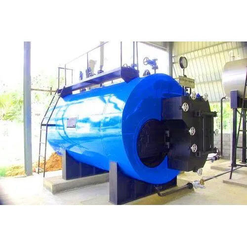 Wood Fired 4000 Kg-Hr Steam Boiler, Ibr Approved - Color: Blue