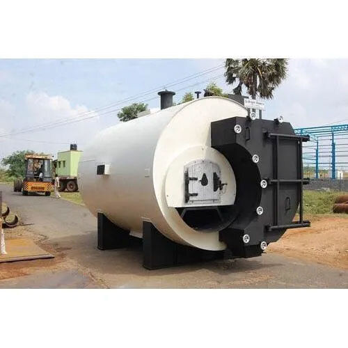 Oil Fired 3000 Kg-Hr Three Pass Wet Back Steam Boiler - Material: Mild Steel