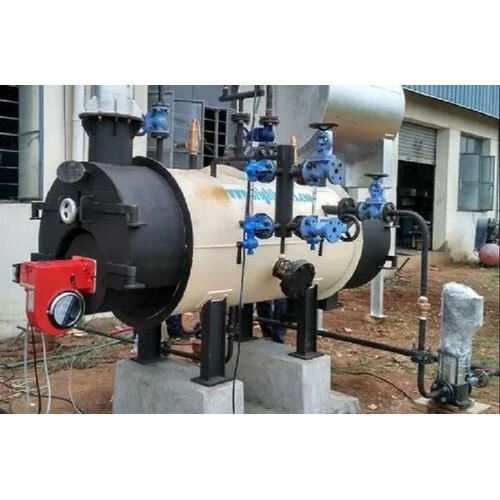 Diesel Fired 300 kg-hr Horizontal Steam Boiler