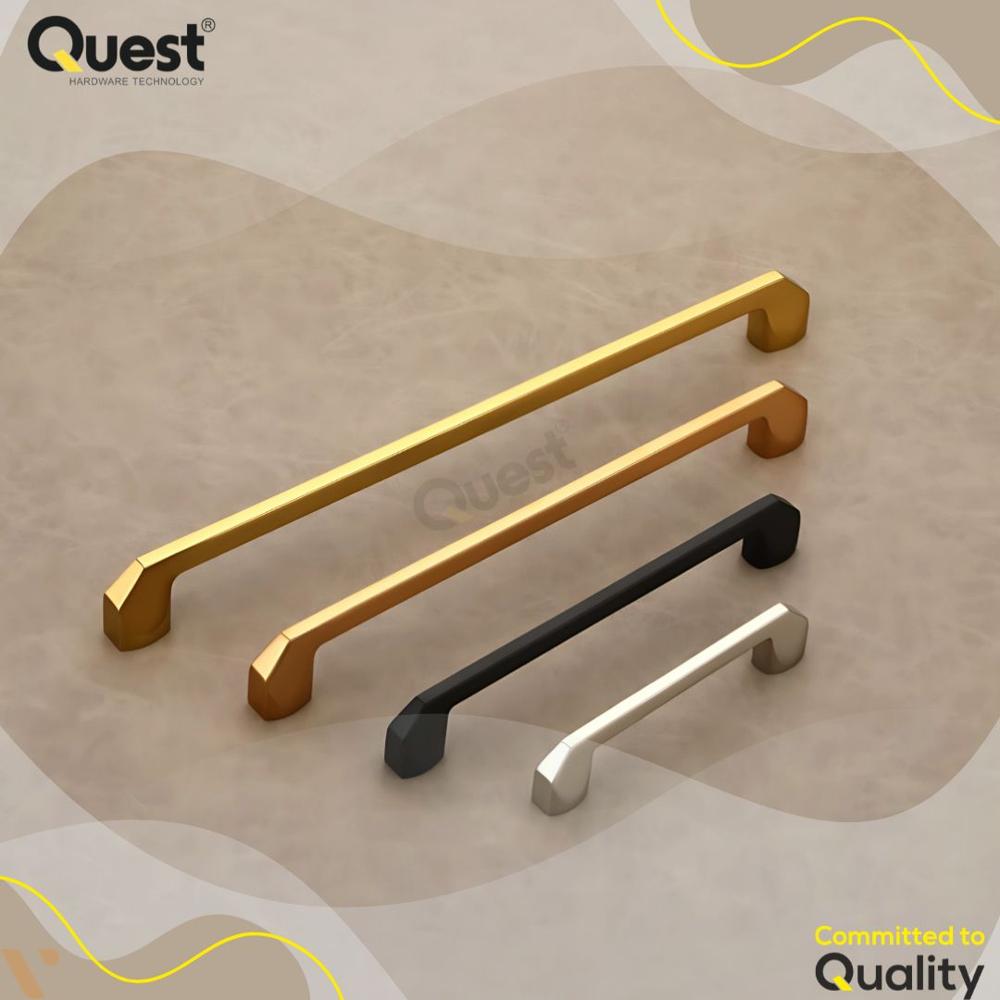 6 Inch Zinc Cabinet Handle - High-quality Zinc, 6 Inch Length, Polished Finish | Easy To Install, Standard Design For Cabinet Fitting