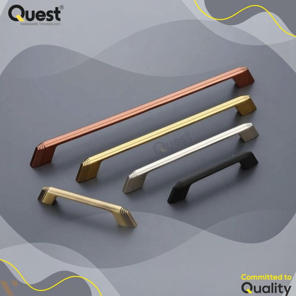 Silver Polished Zinc Cabinet Handle