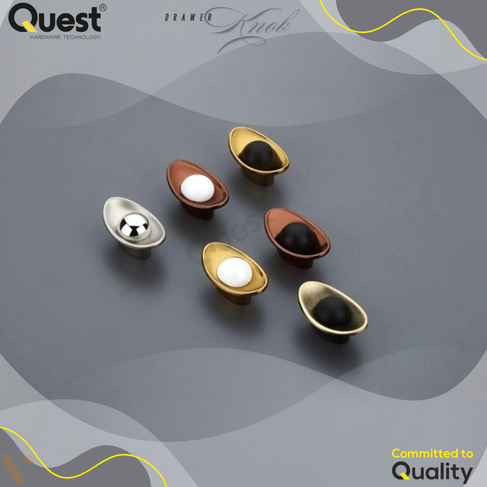 Zinc Cabinet Handle - Color: Brown