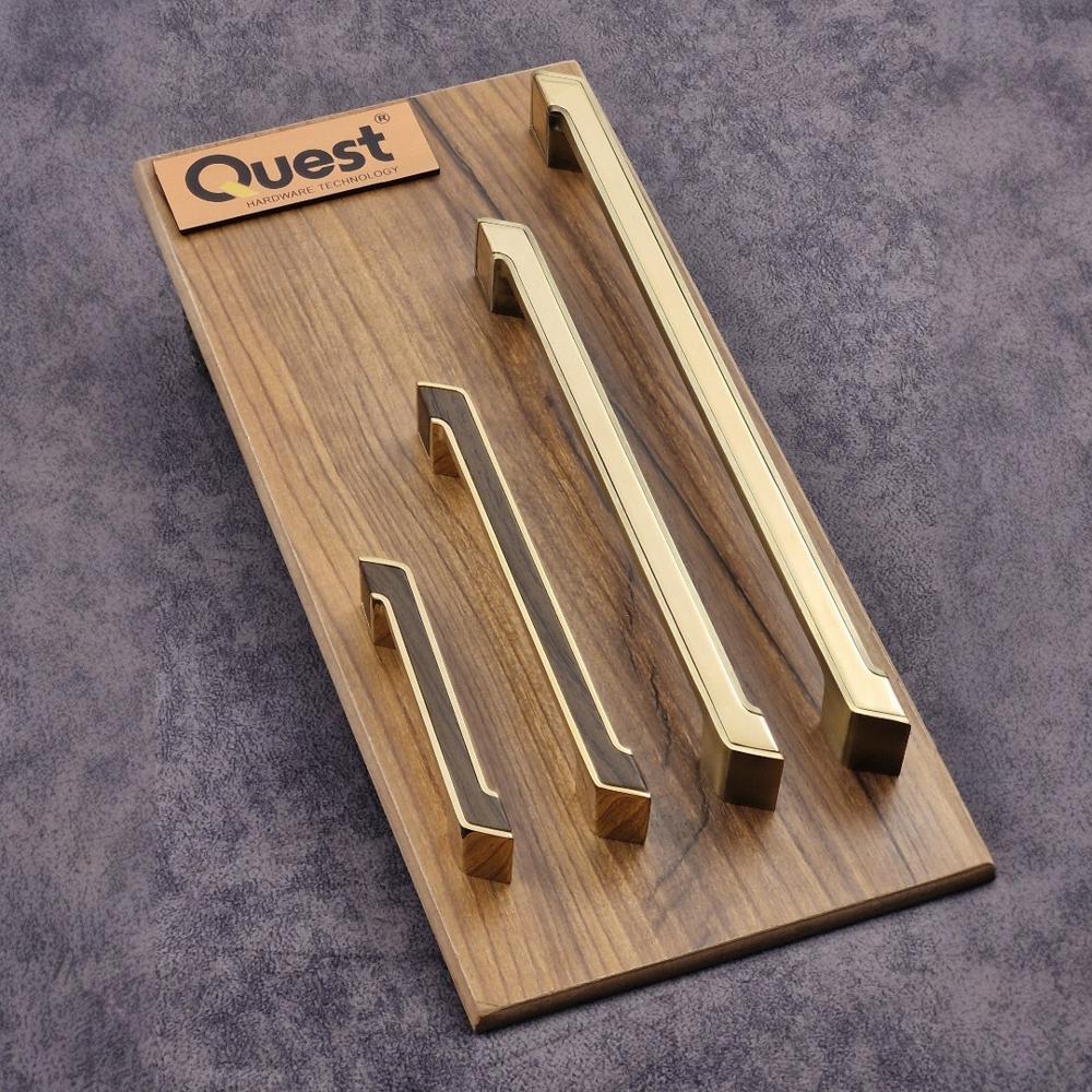 804 Zinc Cabinet Handle - 8 Inch Polished Zinc | Standard Design, Easy To Install, Elegant Addition To Cabinets & Drawers