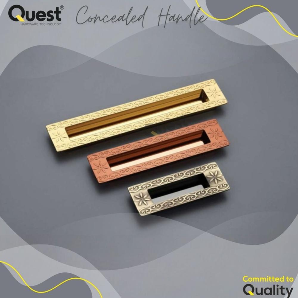 96mm Concealed Handle Satin Finish for wardrobe