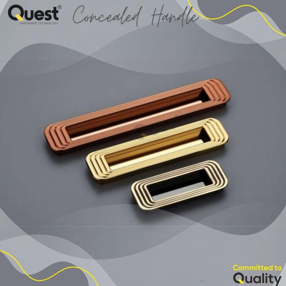 Black Matt Concealed Handle