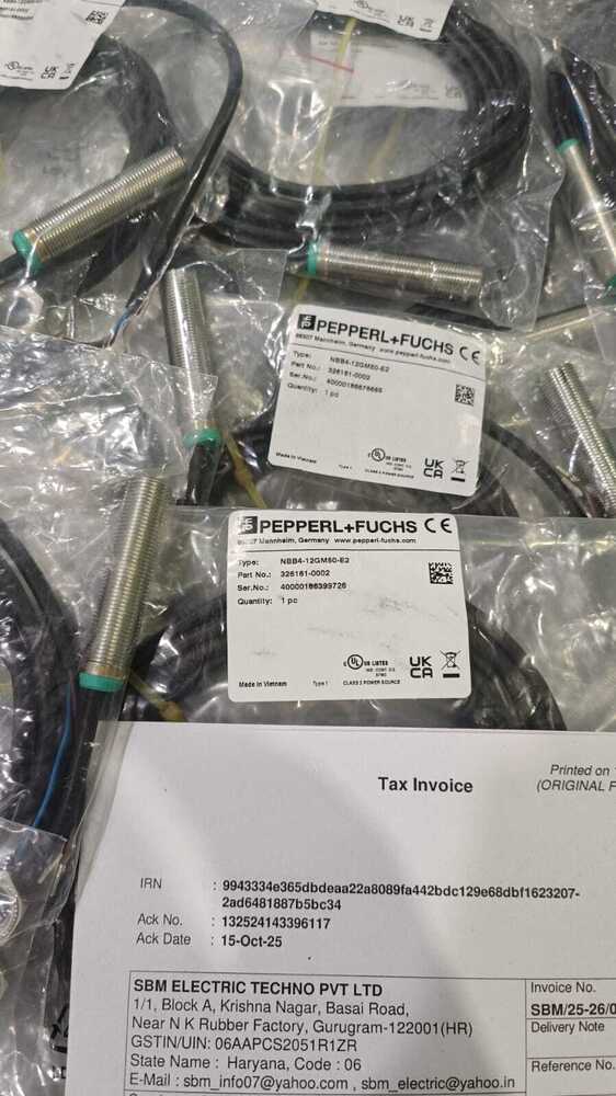 PEPPERL+FUCHS PROXIMITY SENSOR , NBB4-12GM50-E2,NBB2-8GM30-A0