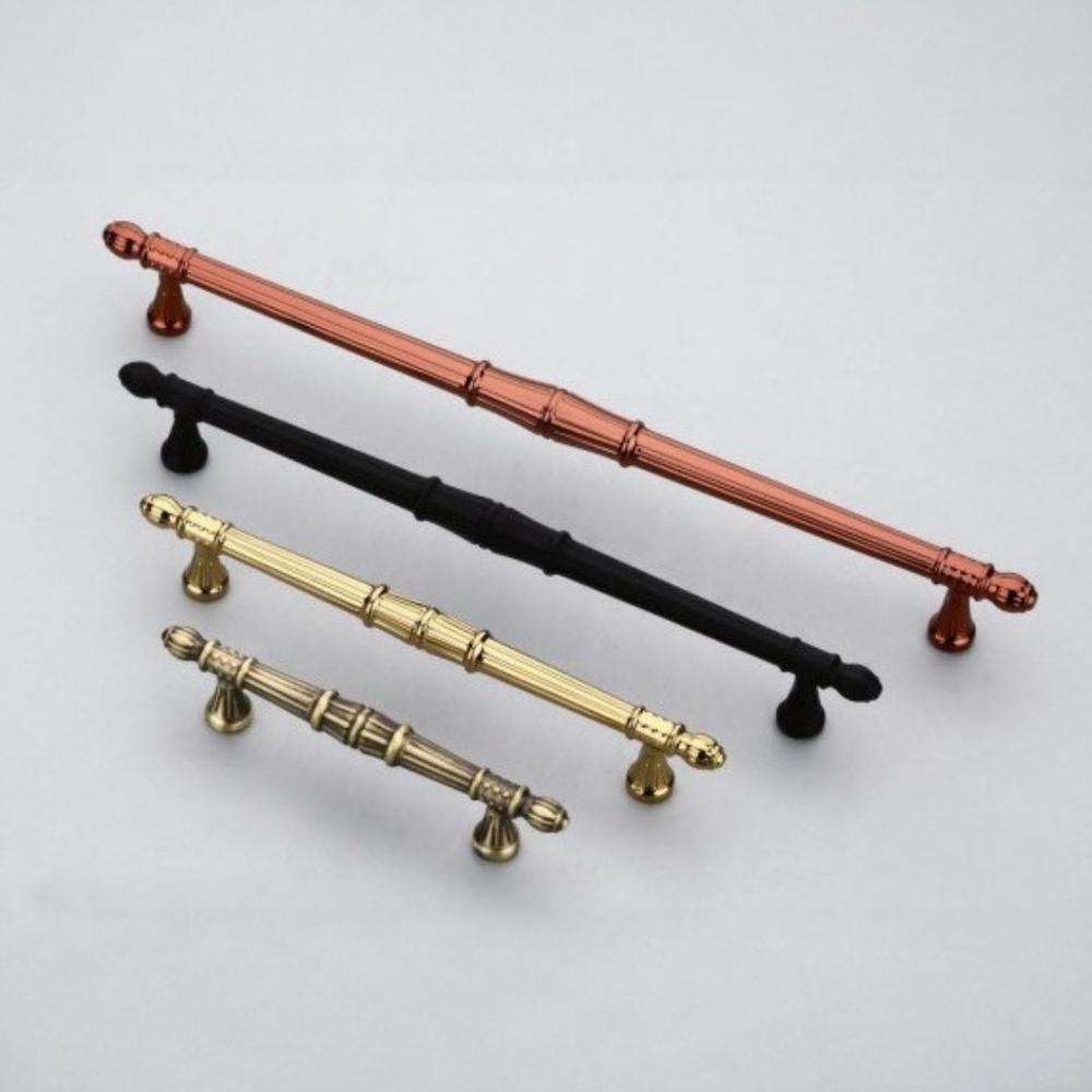 Fancy White Metal Cabinet Handle - Zinc Material, Polished Finish | Standard Design For Stylish Home Cabinet Fitting
